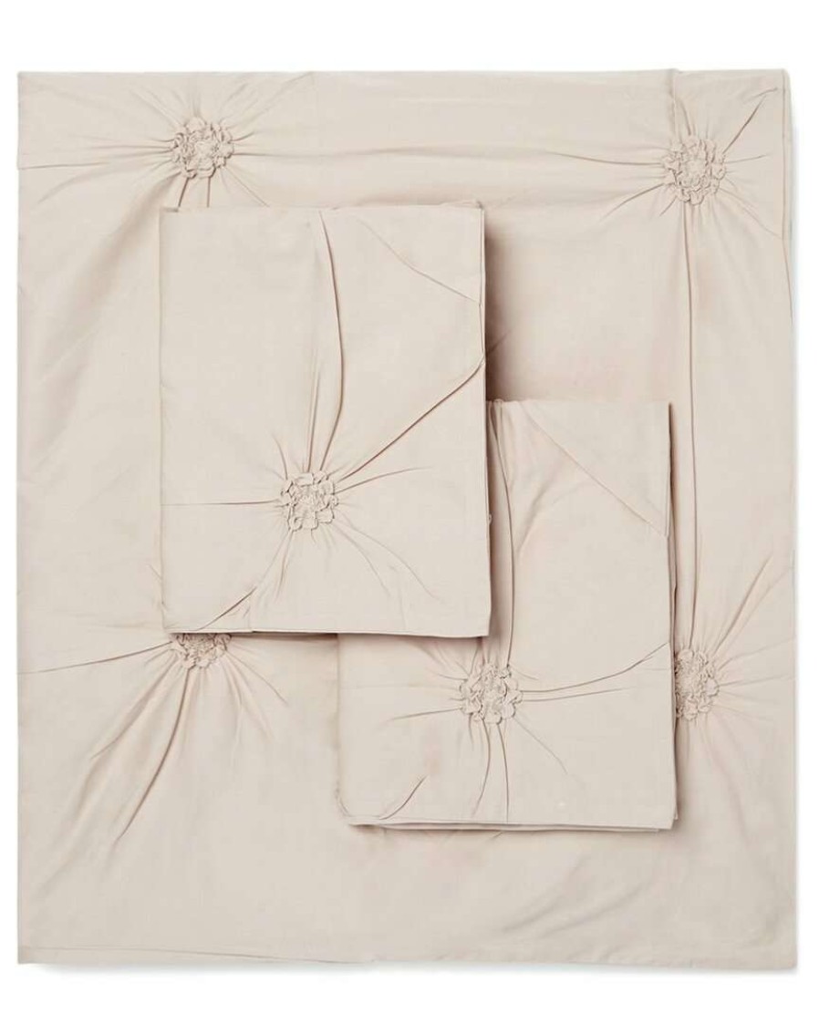 Duvet Inserts & Duvets * | Melange Home Epoque Embroidery Duvet Set Taupe Duvet Inserts & Duvets