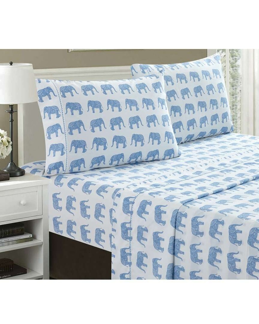 Sheets * | Melange Home 400Tc Elephants Sheet Set Sheets