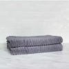 Bath Sheets * | Melange Cotton 2Pc Bath Sheet Set Home Bath Sheets