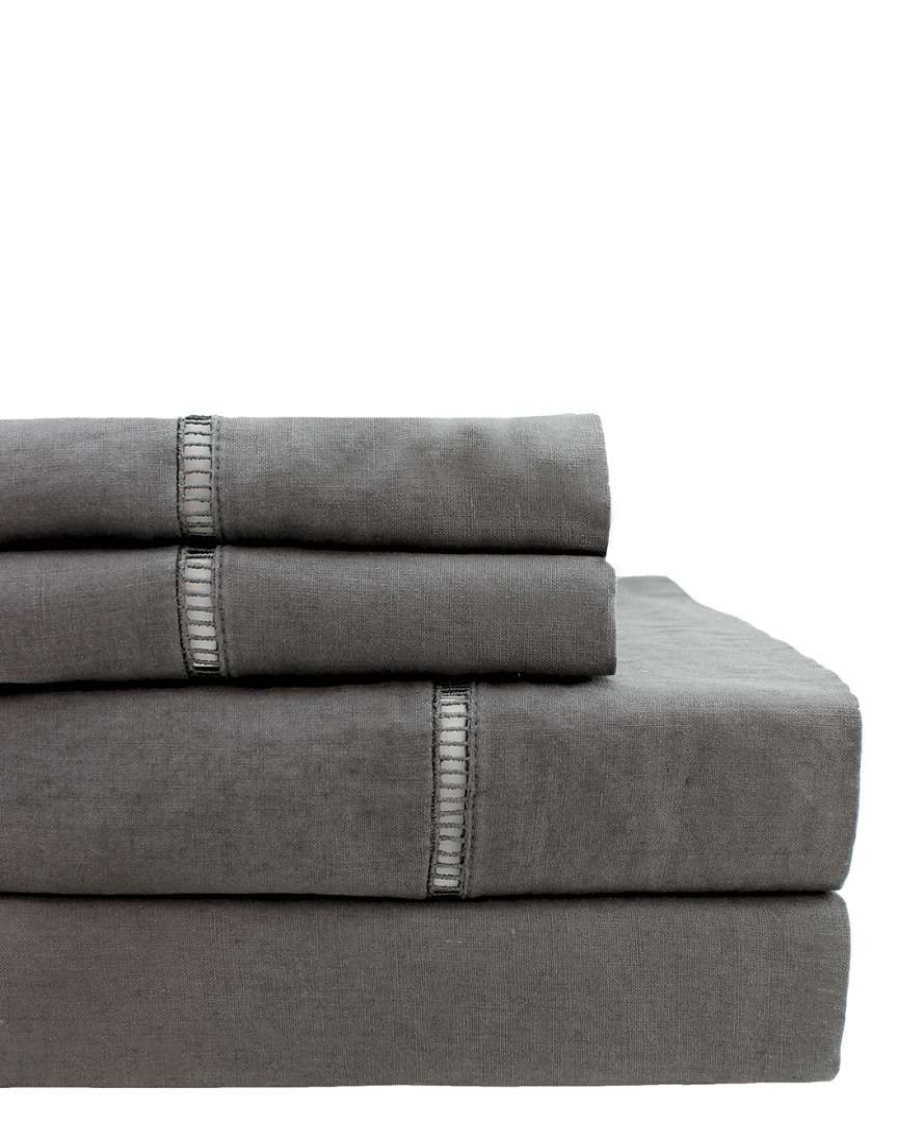 Sheets * | Melange Linen Sheet Set Home Sheets