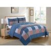 Comforters & Quilts * | Melange Americana Patchwork Quilt Set Home Comforters & Quilts