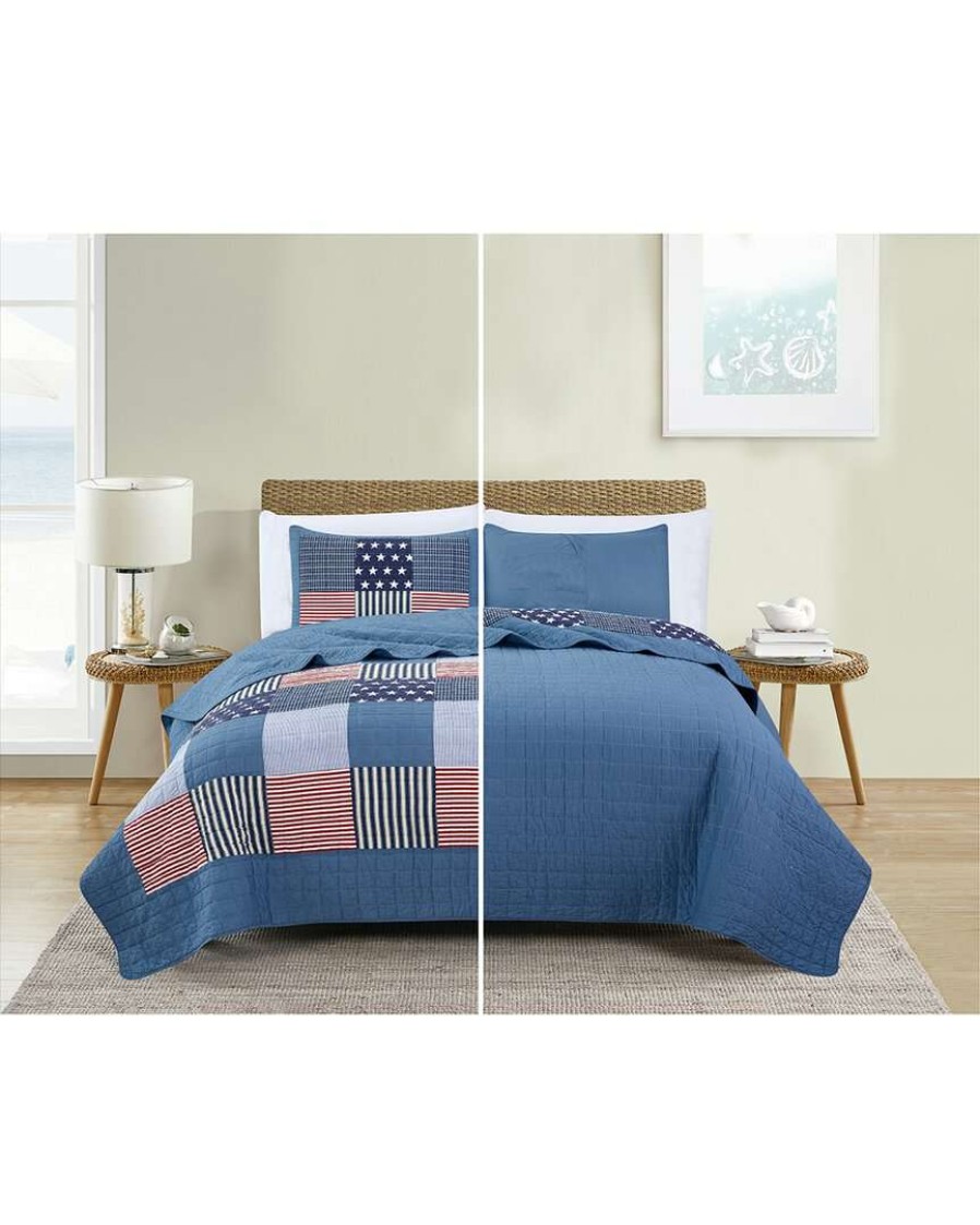 Comforters & Quilts * | Melange Americana Patchwork Quilt Set Home Comforters & Quilts