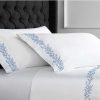 Sheets * | Melange Home Floral Vine Embroidery 600Tc 4Pc Sheet Set Sheets