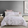 Duvet Inserts & Duvets * | Melange Home Hydrangea Embroidery 3Pc Duvet Set Duvet Inserts & Duvets