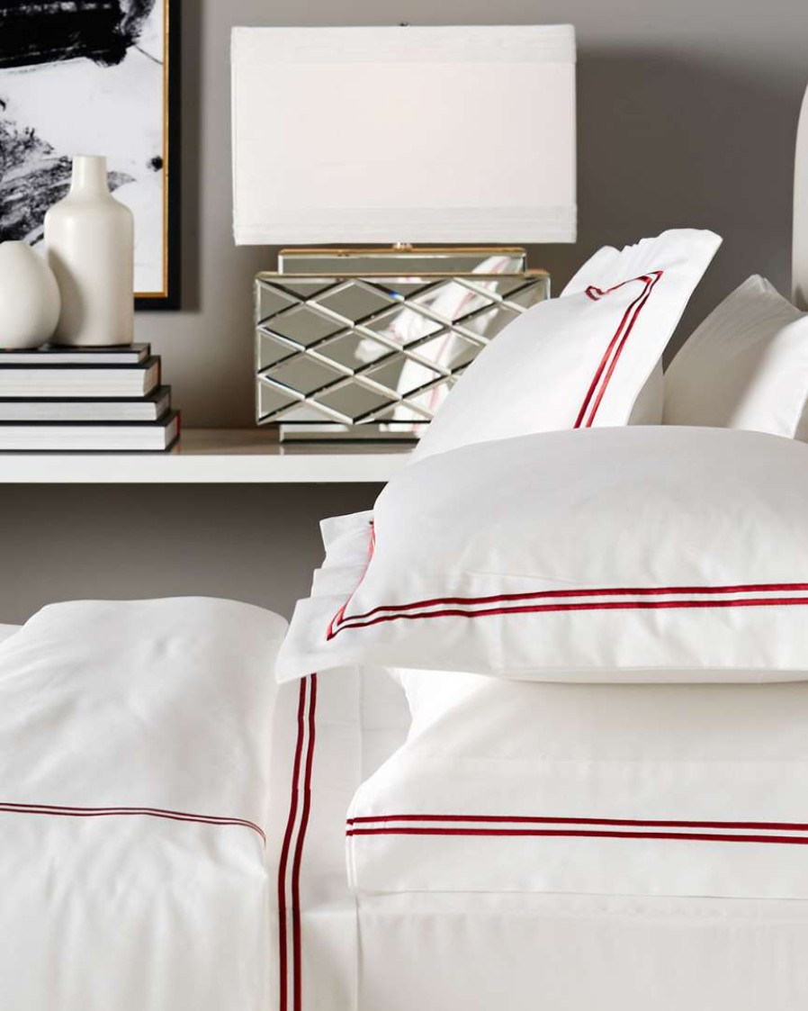 Duvet Inserts & Duvets * | Melange Home Two Stripe 600Tc Cotton Duvet Set Duvet Inserts & Duvets