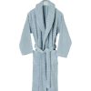 Robes & Slippers * | Melange Zero Twist Ruffle Bath Robe Home Robes & Slippers