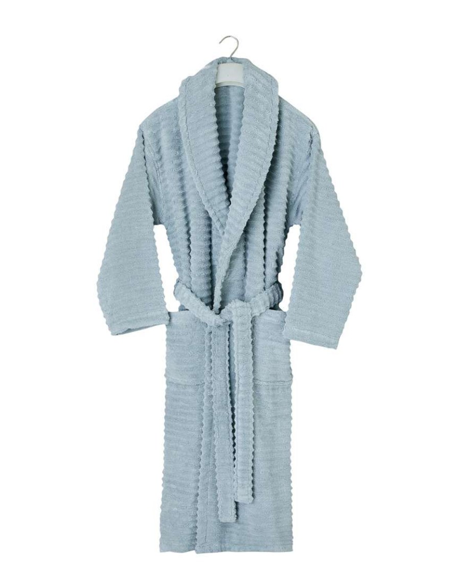 Robes & Slippers * | Melange Zero Twist Ruffle Bath Robe Home Robes & Slippers