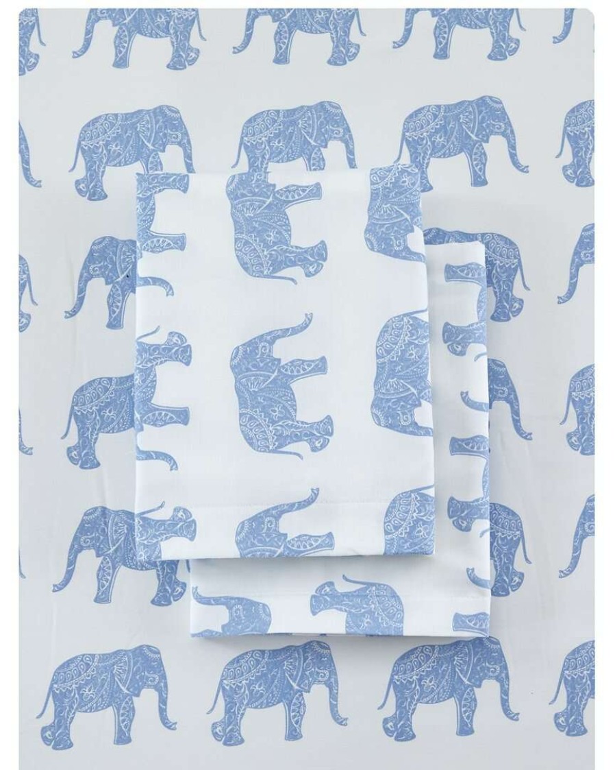 Duvet Inserts & Duvets * | Melange Home 400Tc Elephants Duvet Set Duvet Inserts & Duvets