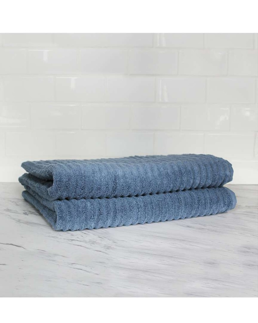 Bath Sheets * | Melange Cotton 2Pc Bath Sheet Set Home Bath Sheets