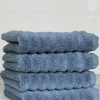 Bath Towels * | Melange Home Set Of 4 Turkish Cotton Hand Towels Bath Towels