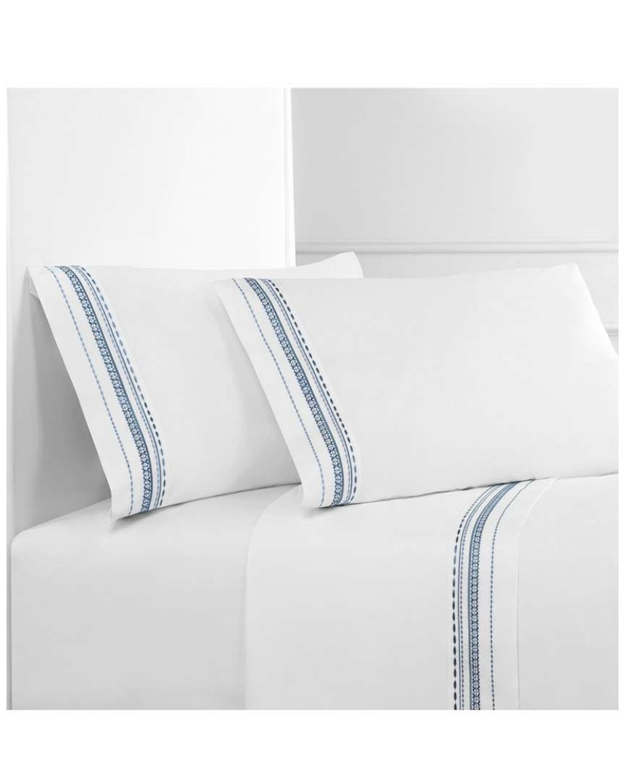 Sheets * | Melange Winsley Embroidered Sheet Set Home Sheets