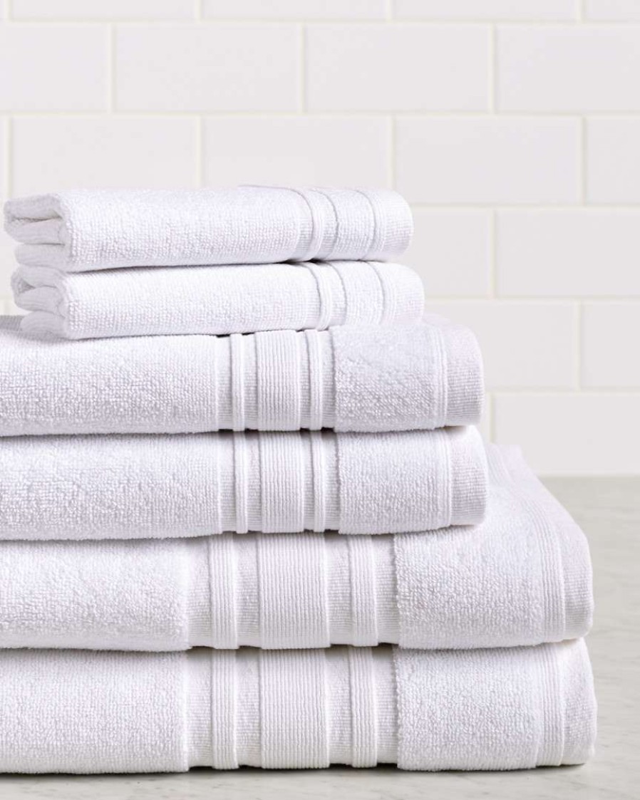 Bath Towels * | Melange Home 6Pc Turkish Cotton Towel Set Bath Towels