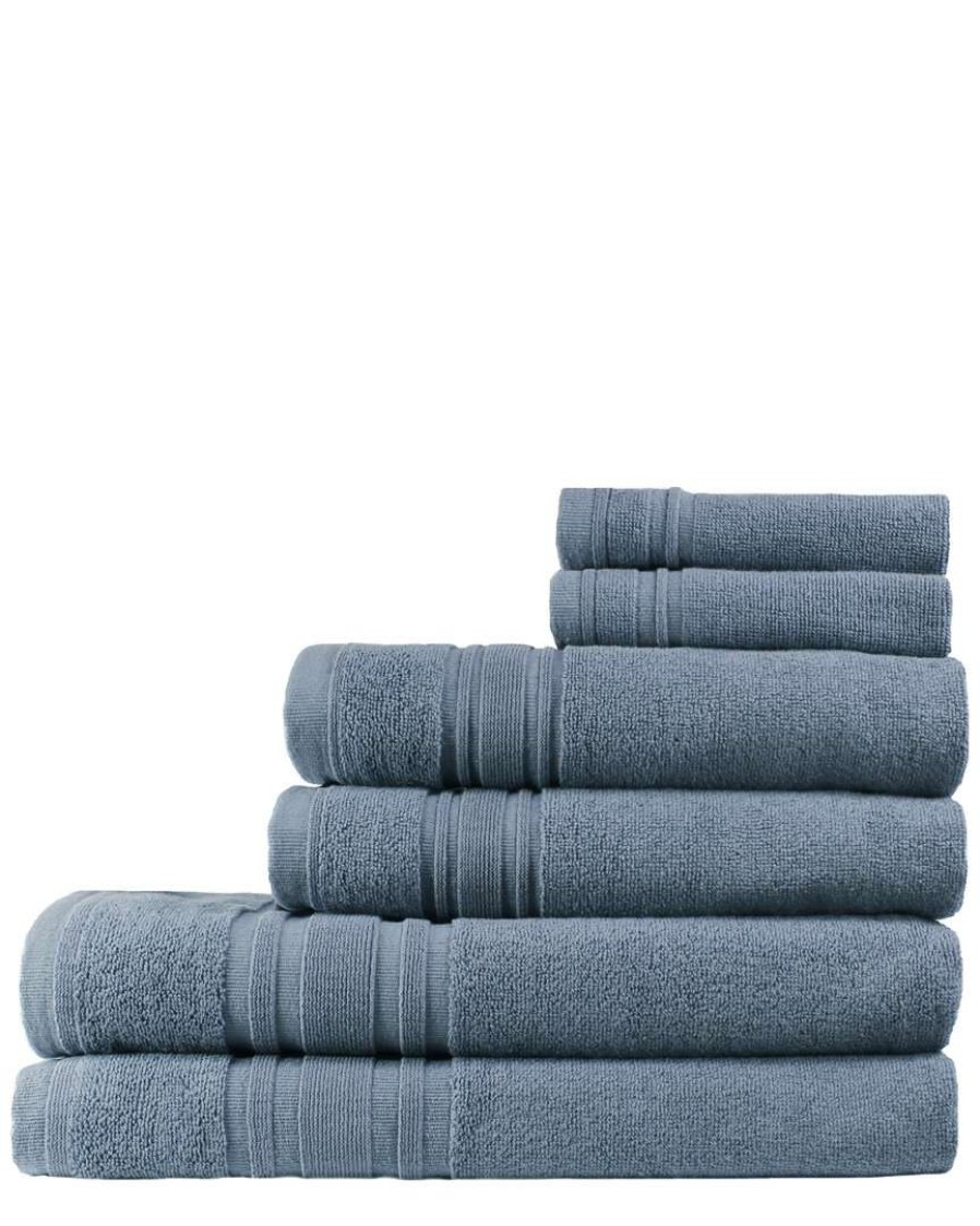 Bath Towels * | Melange 100% Turkish Cotton 6Pc Ensemble Set Home Bath Towels