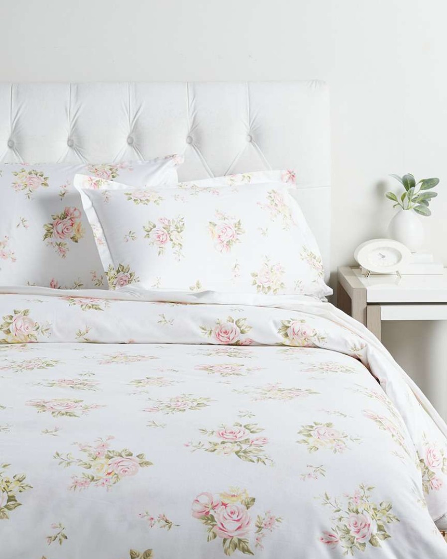 Duvet Inserts & Duvets * | Melange Rose Bouquet Duvet Set Home Duvet Inserts & Duvets