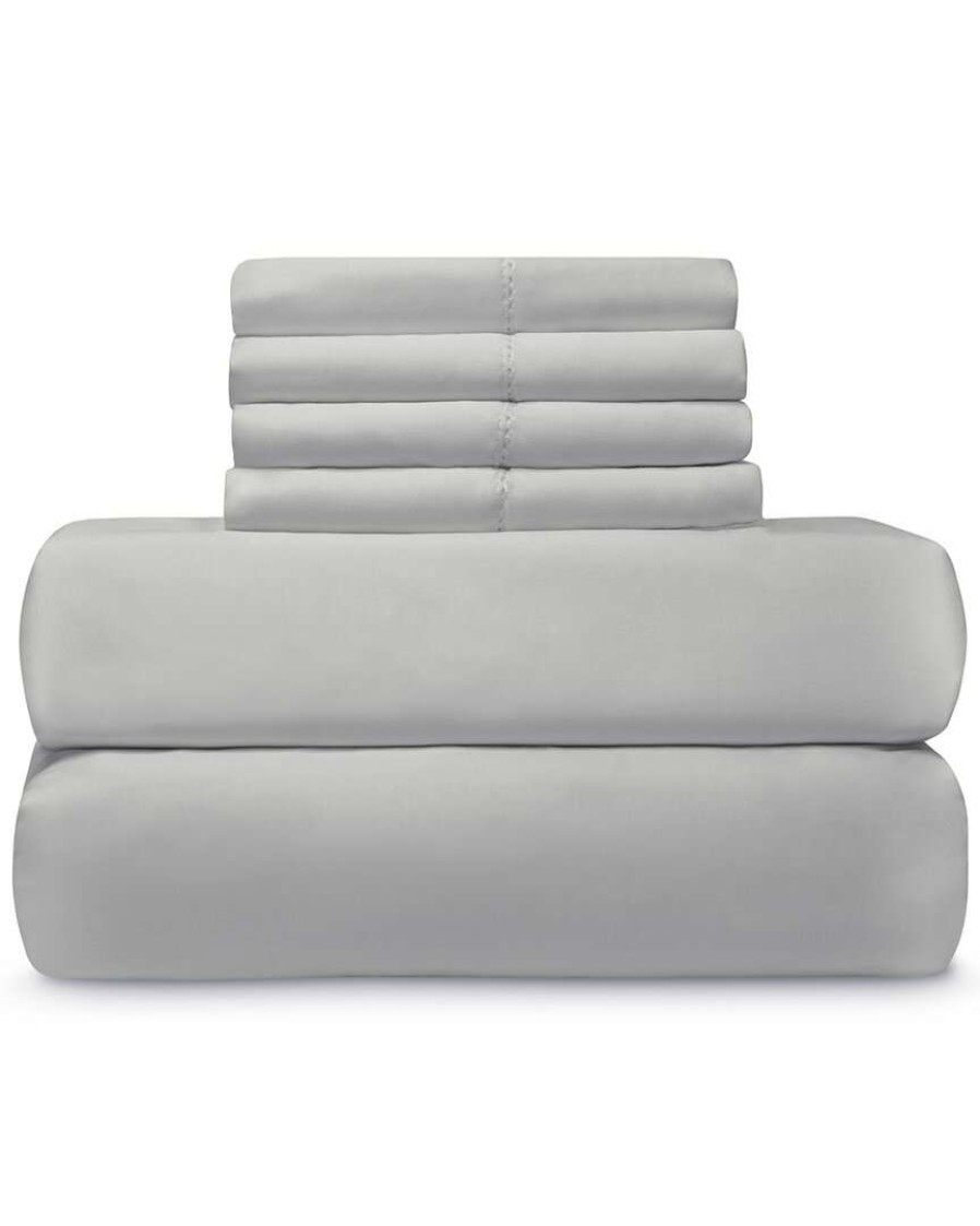 Sheets * | Melange Collection 800Tc Hemstitch Sheet Set With Bonus Pollowcases Home Sheets