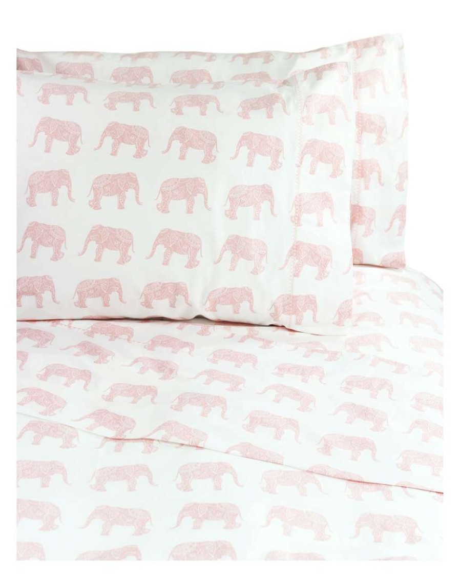 Sheets * | Melange Elephants 400Tc Sheet Set Home Sheets